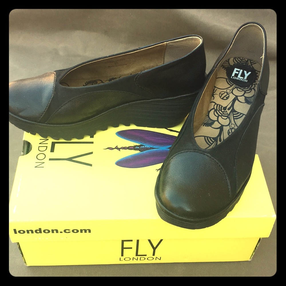 FLY London, Yani in black, size 40
